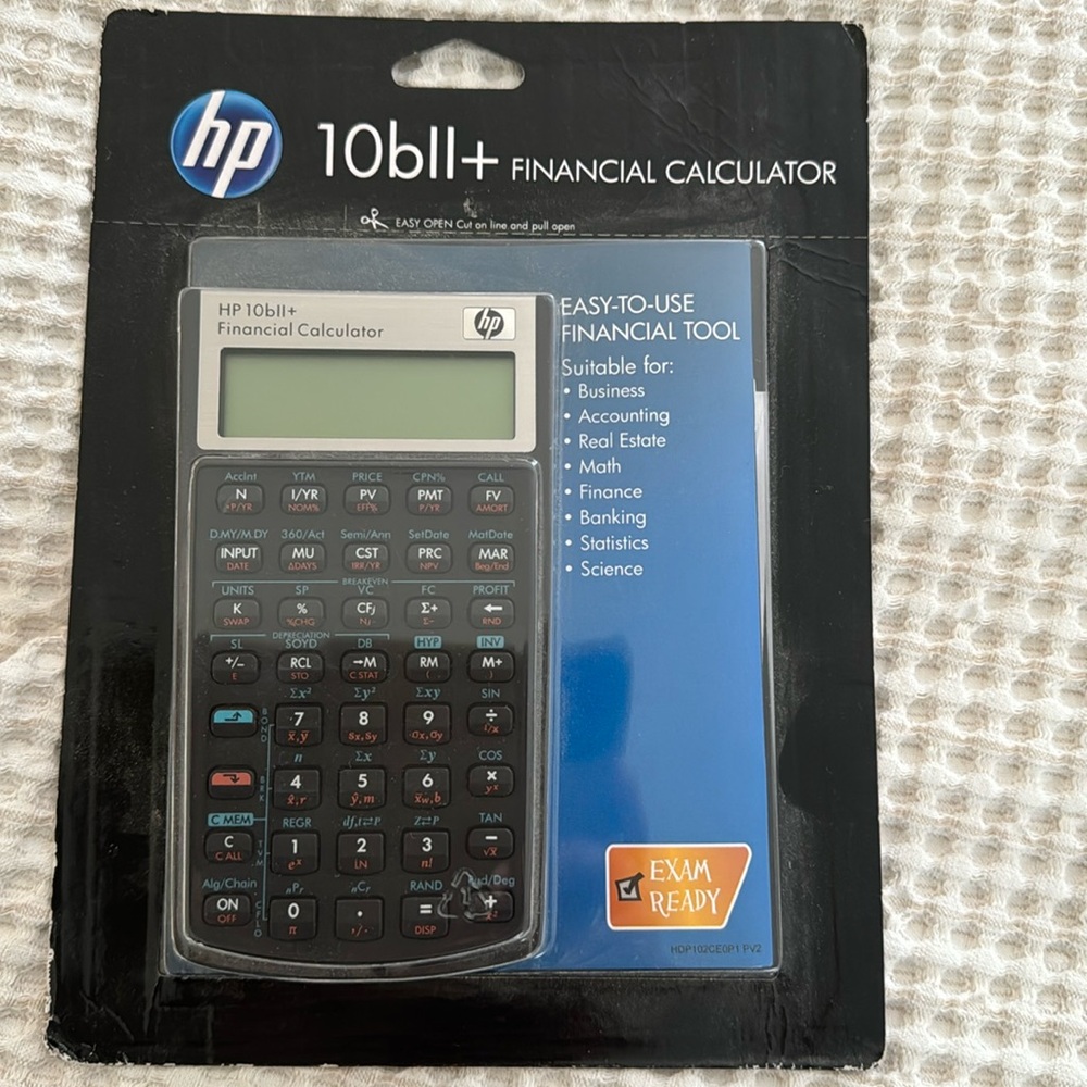 HP 10bll financial calculator NEW in opened